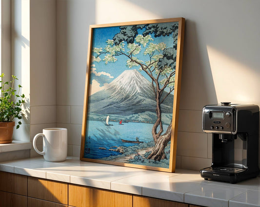 Mt Fuji: Japanese Wall Art, Japanese Poster, Housewarming Gift